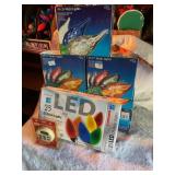 8 Sets Misc. Christmas lights, timer, working, NIB