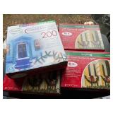 5 Boxes Christmas lights, garland style