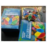 5 Boxes Christmas lights, C9 & LED, star, NIB