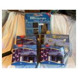 5 Boxes Christmas lights, some NIB