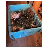 Misc. Christmas decor- lights, extension cord,
