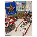 Misc Christmas 2 sided holiday scene, bear