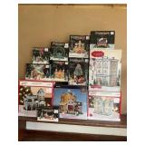 12 village buildings, Holiday Time, Victorian