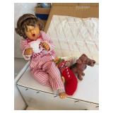 Hamilton collection Christmas doll, 8" high