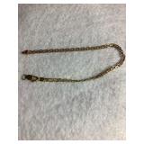 14k (marked on clasp) XL 7" bracelet, .09 oz.