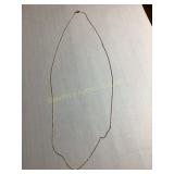 10k (marked on clasp) 18" necklace, .02 oz.