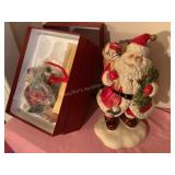 2 Santaï¿½s, tallest is 12.5", Party Lite, etc.