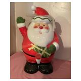 Ceramic Santa beverage dispenser 16.5", bottom