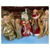 Angels and Santa 12" tallest