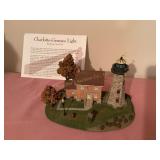 Danbury Mint lighthouse, w/COA & original box -