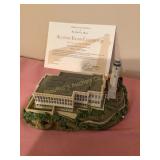 Danbury Mint lighthouse, w/COA & original box,