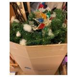 6 1/2 foot Nova Scotia fir star & stand