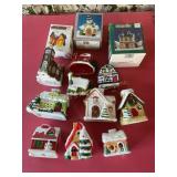 13 candle holder/tea light houses