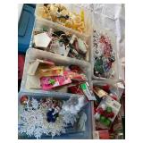 Misc crafting items, snowflakes, pom-poms,