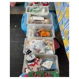 Misc crafting items, floral, elf on the shelf,