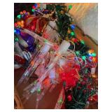 Misc. Christmas lights, some working