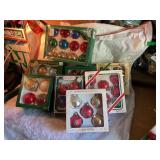 8 boxes Christmas ornaments
