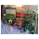 Misc. Christmas lights, tree top, etc., working