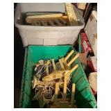 Misc. Christmas decor- window candles w/2 totes,