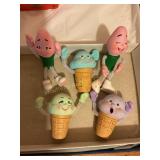 5 handmade figures, 4.5" tall