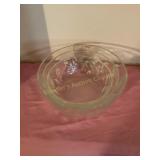 3 pc. Glass bowl set - largest 10" x 4ï¿½