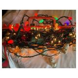 3 Strings Christmas lights, including snow