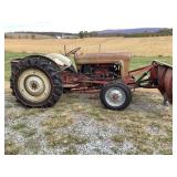 1954 Ford Jubilee tractor w/ snow blade 7ft.,