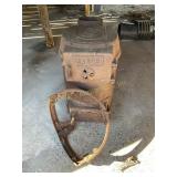 Wards cast iron stove  16" x 27" shows wear