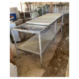 Stainless steel table 8ï¿½x30" x32"H