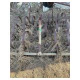 Spring tooth harrow, 3 pt hitch, 5ï¿½
