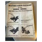 Garden tiller, tecumseh engine 6HP not tested
