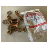 Copper hardware, tongue mounting hwre kits