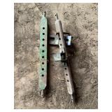 2 arm mounted draw bars