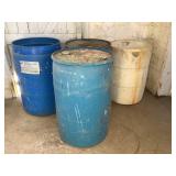 Plastic & metal barrels