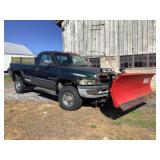 1995 Dodge Ram 2500 V10 Magnum 4x4 pickup w/snow