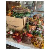 Floral wreaths, grapevine, etc