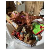 Toys dinosaurs pony, etc 20" longest