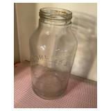 Horlickï¿½s malted milk jar, 11"H