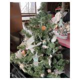 Christmas tree with light/ornaments. 30"H