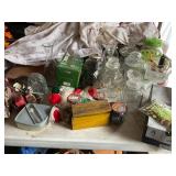 Misc - glassware, canisters, jars, baby food,