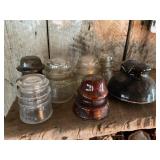 7 glass and ceramic insulators