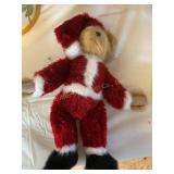 Boydï¿½s Bear, jointed, Santa bear hugs, 13" tall
