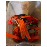 Car racing track  with vehicles with tote