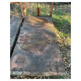 Heavy duty cart metal 77" x 36ï¿½ x 47ï¿½