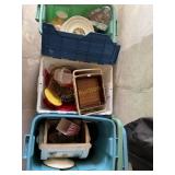 Misc household items, plates, baking dishes,