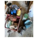 Misc I smelt, cat litter, windshield cleaner,