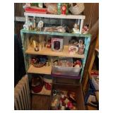 Shelf with Contents holiday decor,