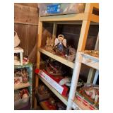 Shelf with Contents holiday decor,