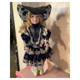 Lisa porcelain doll w/box, 20", William Tung.
