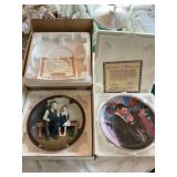 Norman Rockwell Centennial plate & gone with the